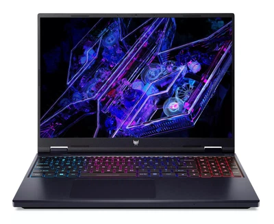 Ноутбук Acer Predator Helios Neo 16 PHN16-72-998W (NH.QNNET.001) Abyssal Black / 16" IPS WUXGA 165 Гц / Intel Core i9-14900HX / RAM 32 ГБ / SSD 1 ТБ / nVidia GeForce RTX 4060, 8 ГБ / Windows 11 Home