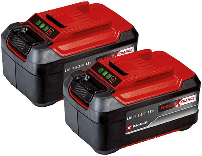 Акумулятор Einhell PXC Plus Twinpack, 18В, 2х5.2А•год, 1.87кг (4511526)