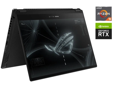 Игровой ультрабук-трансформер Asus Rog Flow x13 GV301QE / 13.3" (1920x1080) IPS Touch / AMD Ryzen 9 5900HS (8 (16) ядер по 3.0 - 4.6 GHz) / 16 GB DDR4 / 1000 GB SSD / nVidia GeForce RTX 3050 Ti, 4 GB GDDR6, 128-bit / WebCam б/у