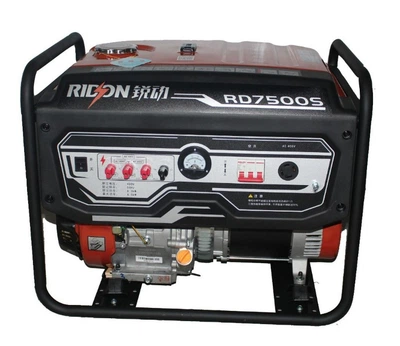 Бензиновый генератор EF Power 6,0/6,5 кВт, одно/трёхфазный, ручной запуск (RD7500S)