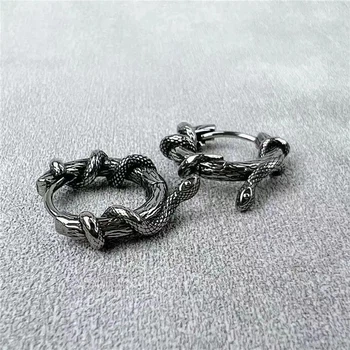 Сережки кільця зі зміями
