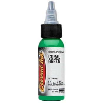 Тату краска Eternal Coral Green 30мл USA