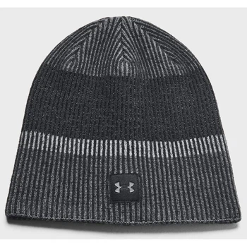 Шапка UA Launch Reflective Beanie черный Уни OSFM 1386648-001