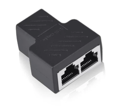Розгалужувач RJ45 8P8C екранований з 1 на 2 гнізда вита пара Двойник RJ45 Ethernet