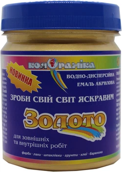 Емаль перламутрова Золото Колораміка 0.2 кг