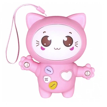 Интерактивная музыкальная игрушка Котенок Link link Cat Karakuli Baby, Smart Baby (709E pink)