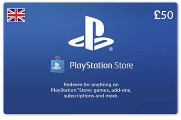 Карта пополнения Playstation PSN Gift Card 50 GBP