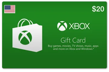 Карта пополнения Xbox Live Gift Card 20 USD