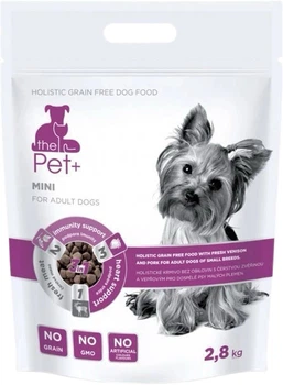 Сухой корм для взрослых собак мелких пород the Pet+ с олениной и свининой 2.8 кг (8595237015108)