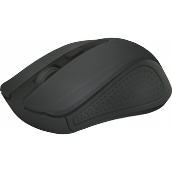 Компьютерная мышка беспроводная Defender Accura MM-935, USB, оптическая, 1600 dpi, 4 кнопки, 2xAAA, покриття "Soft Touch" Black