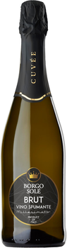 Вино ігристе Borgo Sole Spumante Brut 0.75 л 11% (8008820172145)