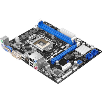 Материнская плата ASRock H61M-DGS REV: 2.00, Intel H61, mATX, s1155 БУ