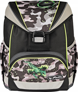 Tornister szkolny Herlitz UltraLight Plus Camo Dragon (4008110347455)