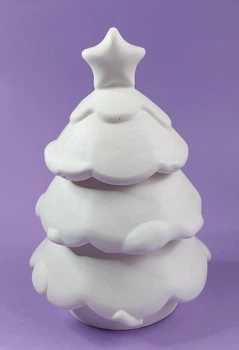 Гипсовая шкатулка Елка