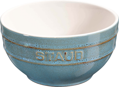 Набір мисок Staub Serving круглих античний бірюзовий 12 см 4 шт (3272340049880) 