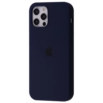 Чехол силиконовый Epic Premium Silicone Case Full для Apple iPhone 12 Pro Max midnight blue