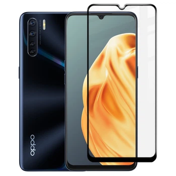 Защитное стекло Fiji Premium для Oppo A91 полная проклейка Anti-Static черный
