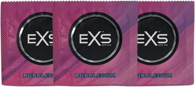 Презервативи EXS Bubblegum зі смаком та запахом жуйки 3 шт (ROZ6400230189)