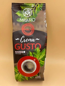 кава мелена Milaro crema gusto 250 г. Іспанія