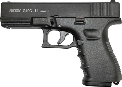 Стартовый шумовой пистолет RETAY G 19 Glok 19 (9 mm)