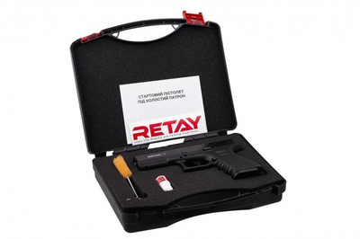 Стартовый шумовой пистолет RETAY G 19 Glok 19 (9 mm)