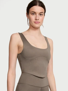 Спортивный топ для фитнеса женский Victoria's Secret 411070746 S Зеленый (1159819526)