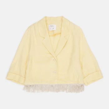 Пиджак для девочек Zara 1133/603 116 см Желтый (01133060306061)