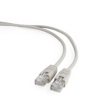 Патч-корд литий Cablexpert PP12-3M CCA, UTP, RJ45, Cat.5e, 3m, сірий