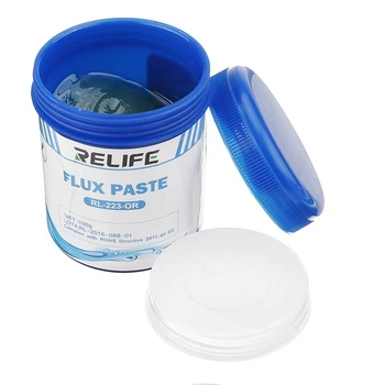 Флюс-паста RELIFE RL-223-OR, для безсвинцевого паяння, високоактивна, 100 г