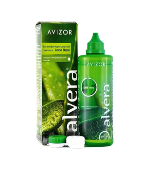 Розчин багатофункціональний Avizor Alvera 350 мл з Алоє Віра