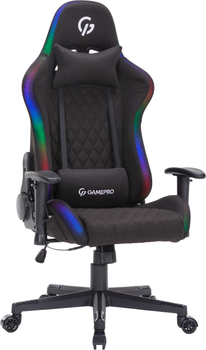 Игровое кресло GamePro GC700FB RGB Size L Fabric Black (GC700FB)