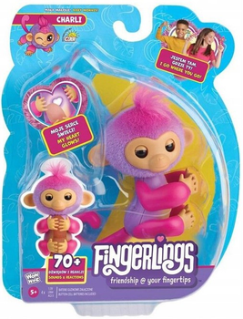 Zabawka interaktywna Fingerlings Małpka Charlie Fioletowa (5902251500108)