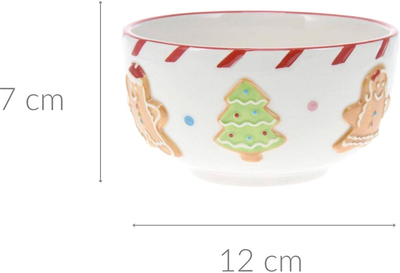 Мисочка Home Styling Collection Gingerbread святкова Ø 12 см (8720573822596)