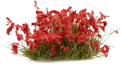 Kwiaty do dekoru Gamers Grass Red Flowers Wild 6 mm (738956789952)