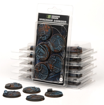 Podstawka pod figurki Gamers Grass Bases Round Spaceship Corridor 40 mm 5 szt (738956790231)