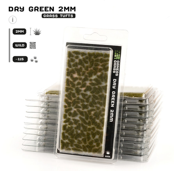 Trawa do dekoru Gamers Grass 2 mm 115 szt Sucho-zielona (738956790835)