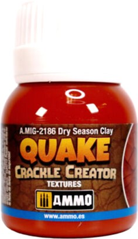 Farba pękająca Ammo Quake Crackle Creator Textures Dry Season Clay 40 ml (8432074021865)