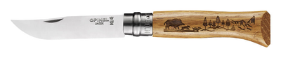 Ніж Opinel №8 VRI Animalia Кабан, дуб (002331)