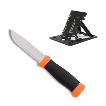 Ніж Morakniv Outdoor 2000 Orange Нержавіюча сталь + Мультитул