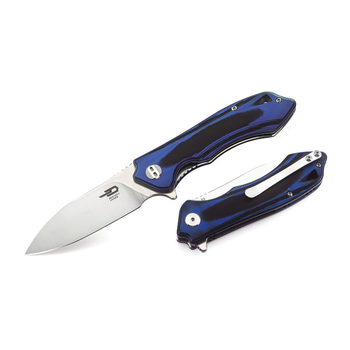 Складаний ніж Bestech Knife BELUGA Black + Blue (BG11G-2)