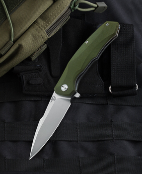 Ніж складаний Bestech Knife WARWOLF Army green (BG04B)