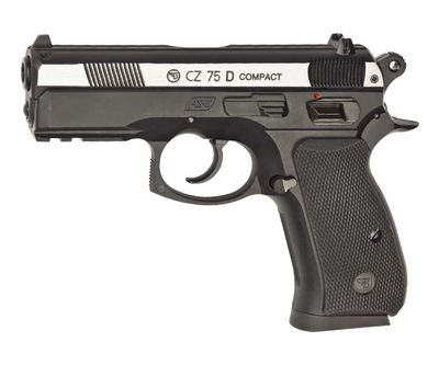 Пистолет пневматический ASG CZ 75D Compact Nickel BB кал. 4.5 мм