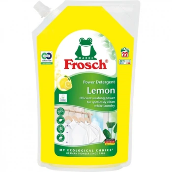 Гель для прання Frosch Лимон Дой-пак 1.5 л (4009175968302) (235677)
