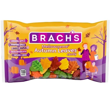 Жевательные конфеты Brach's Halloween Autumn Leaves Mellowcreme Candy 227 г