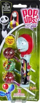 Набор Chupa Chups Pop Ups The Nightmare Before Christmas Sally и 3 леденца 36 г