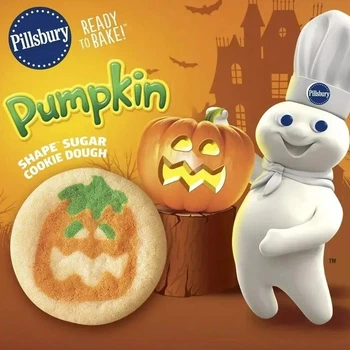 Тесто для сахарного печенья Pillsbury Ready-to-Bake Halloween с рисунком тыквы 20 шт 258 г