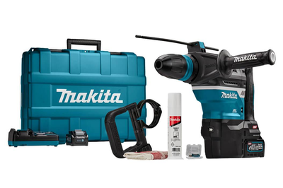Аккумуляторный перфоратор Makita XGT 40 V Max HR005GM202 в кейсе, c модулем AWS, 2 акб 36V 4Ah и з/у DC40RA (HR005GM202)