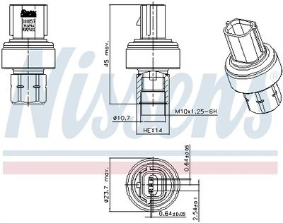 Датчик тиску Nissens (301057)