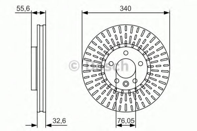 Диск гальмівний Bosch (0986479546)