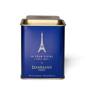 Черный чай ароматизированный Dammann Tour Eiffel (Эйфелева башня), банка 100 г.